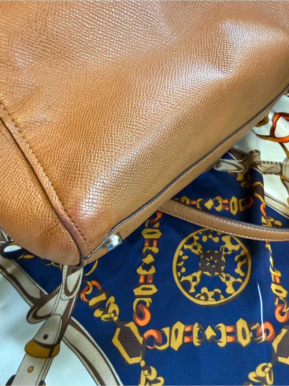 Coach Stanton Carryall Pebbled Leather Shoulder With Crossbody Strap - Picture 15 of 16